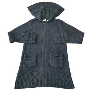 Kimchi & Blue Women's Full Zip Sweater Jacket Charcoal Grey Size M